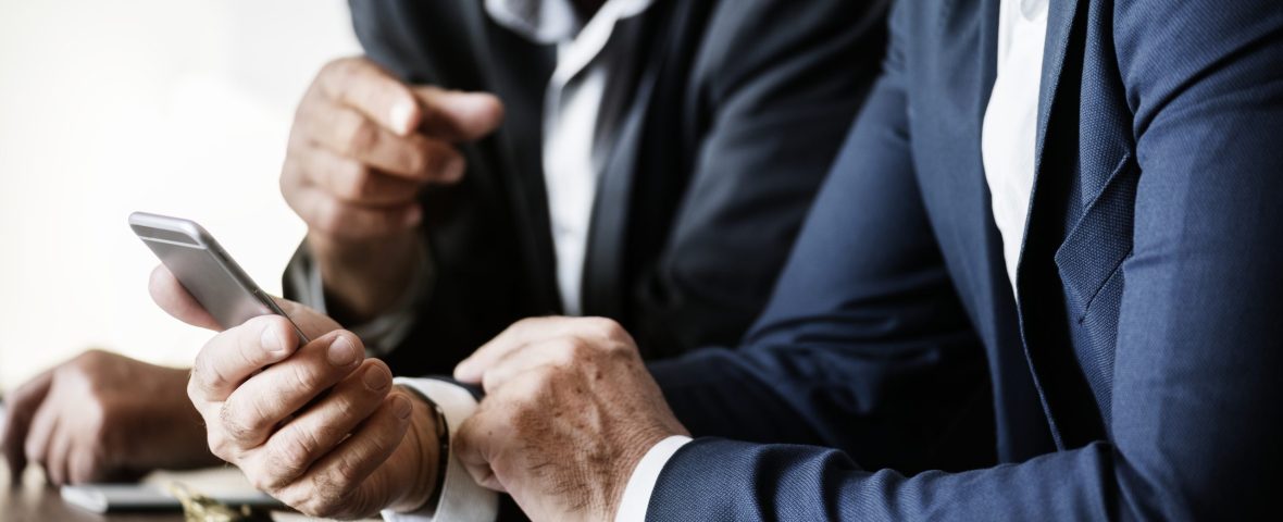 Business people having a meeting