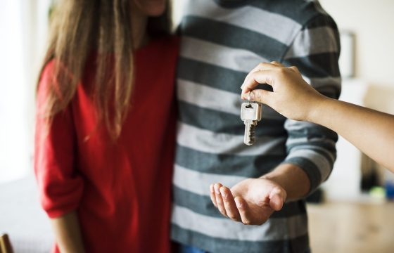 Couple bought new house