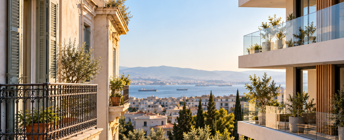 Παλιό και Νέο Πάνω από τη Θάλασσα